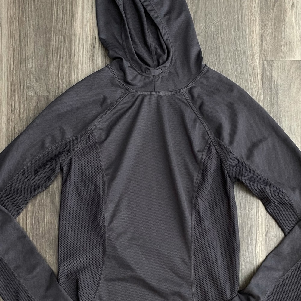 Fabletics Dark Grey Athletic Jacket/Pullover - image 4